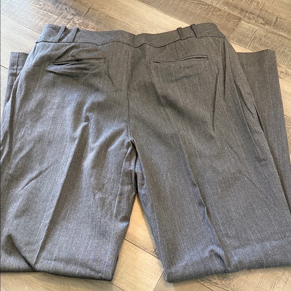 The Limited Gray/Brown Pinstripe Dress Trousers - Picture 4 of 6